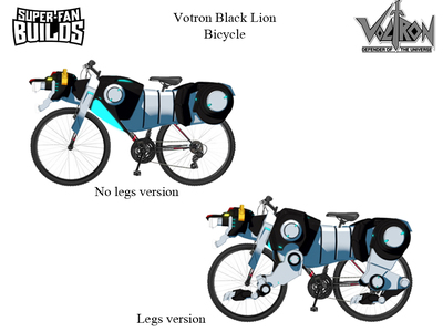 We created this Voltron Bicycle design concept art and later fabricated it for an episode of SuperFan Builds. https://youtu.be/8ipTWUPZLrM